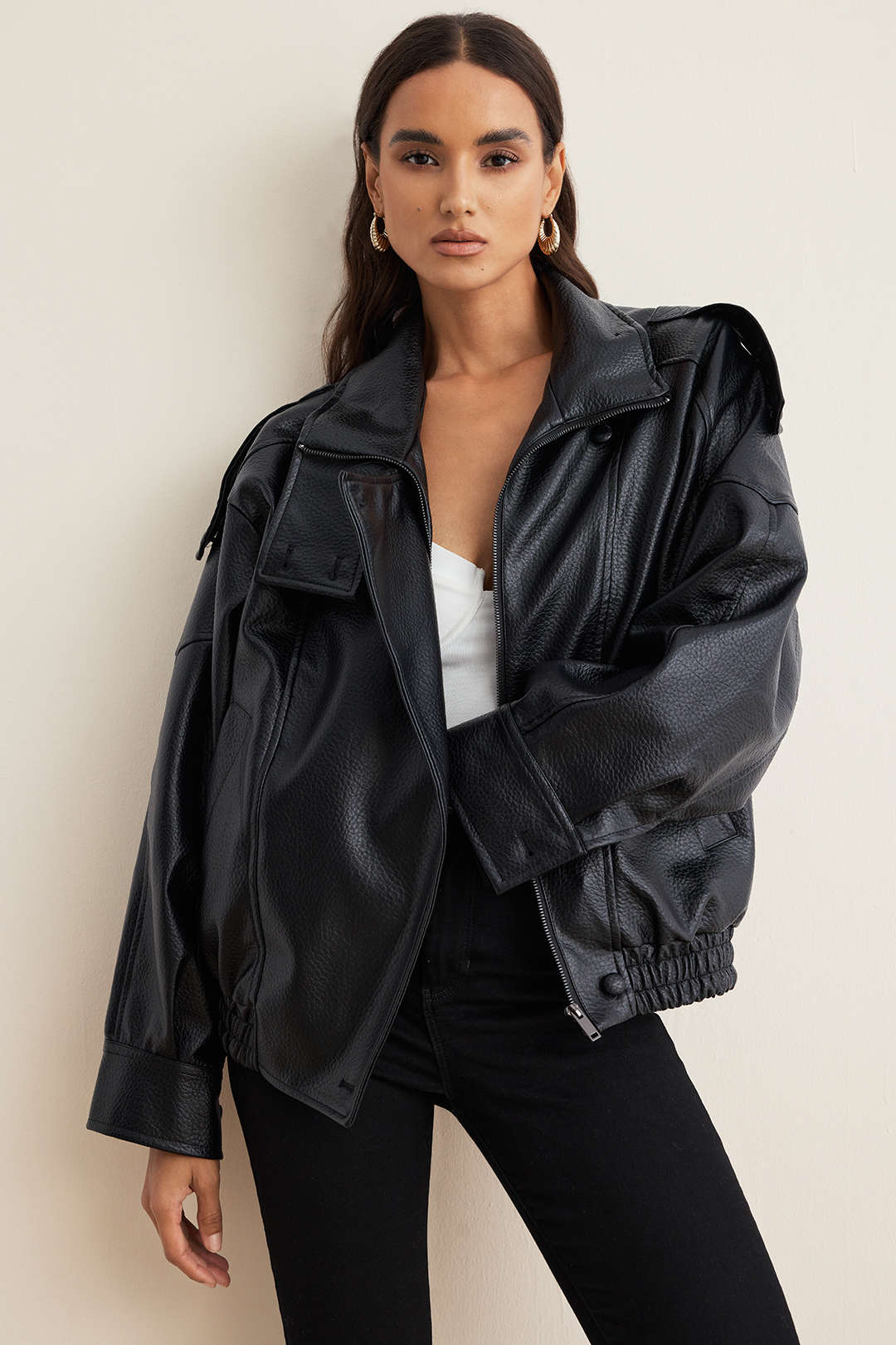 Céa | Faux Leather Jacket