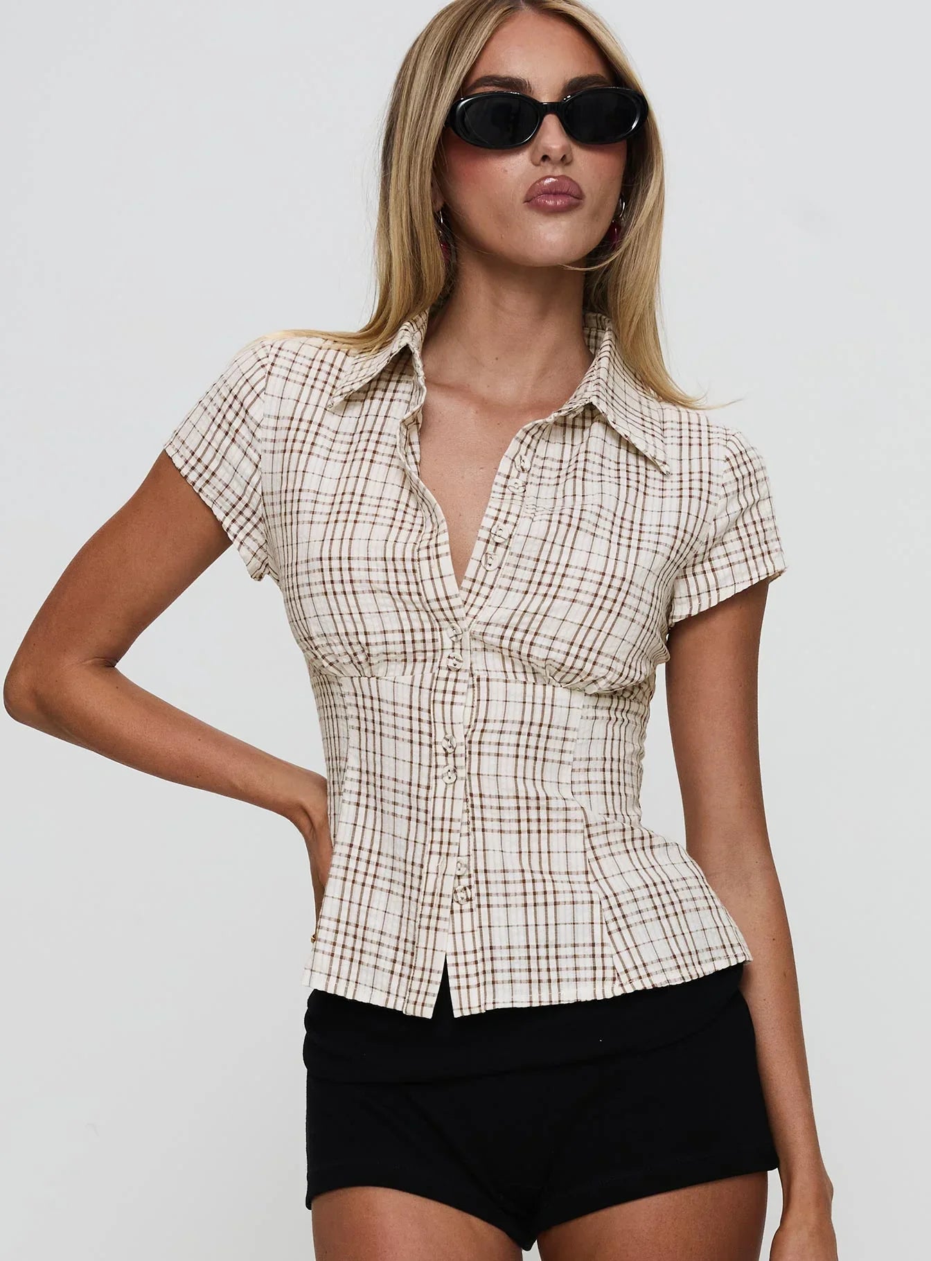 Ella|Blouse Top - Velour Muse London
