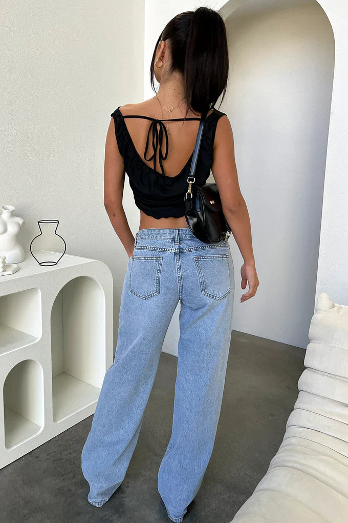 Skye|Low-Rise Jeans - Velour Muse London