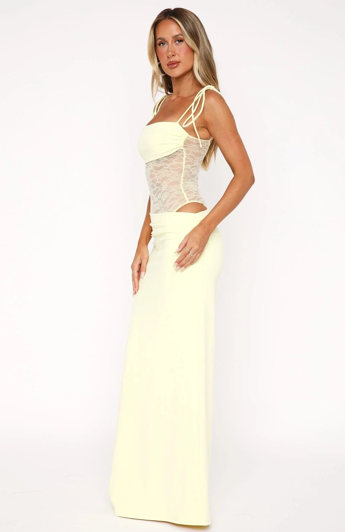 Elara | Lace maxi dress
